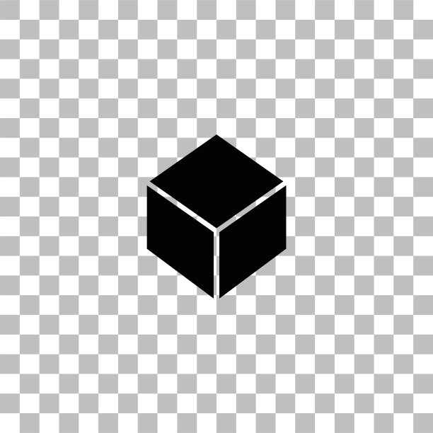 几何立方体图标图片下载