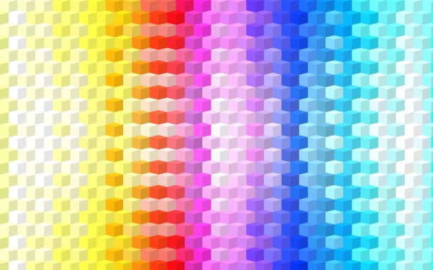 等距最小抽象立方体和正方形彩色背景纹理图案图片下载