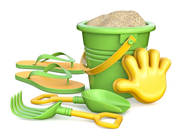 儿童海滩玩具3D图片下载