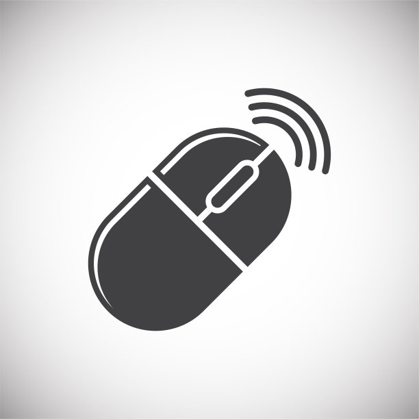 用于图形和网页设计的电脑硬件图标网站按钮或移动应用的互联网概念符号图片下载