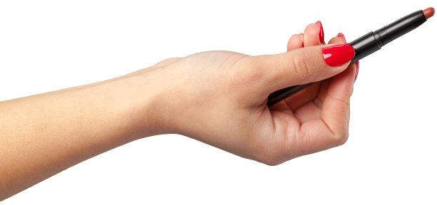 女人手里拿着脸刷图片下载