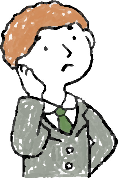 插图手绘横向商人图片下载