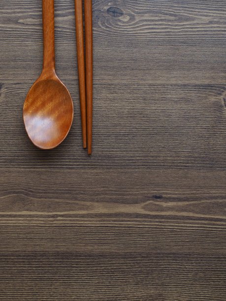 木勺，木筷子图片下载