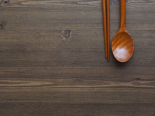木勺，木筷子图片下载
