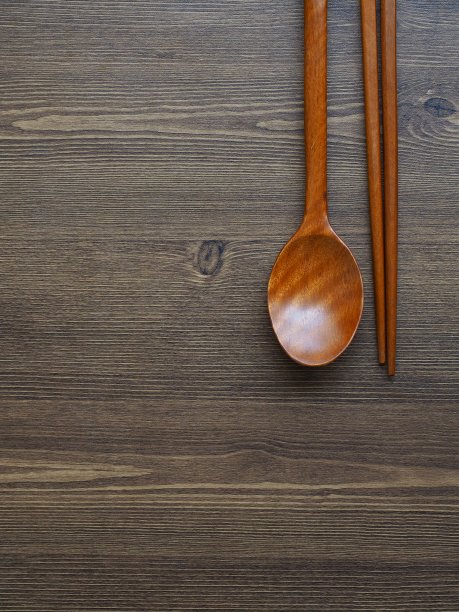 木勺，木筷子图片下载