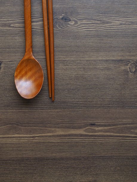 木勺，木筷子图片下载