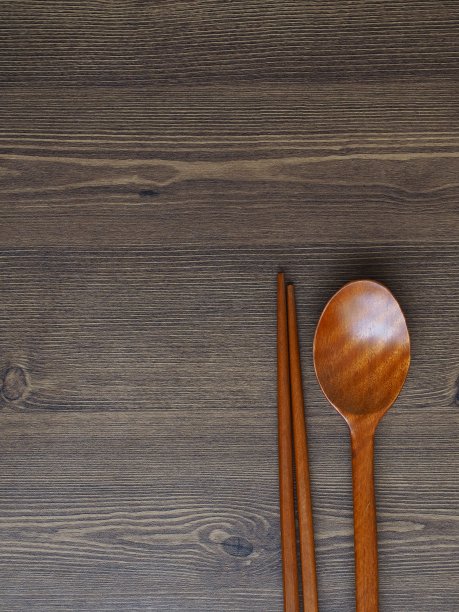 木勺，木筷子图片下载