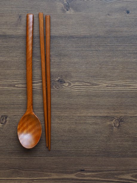木勺，木筷子图片下载