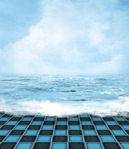 超现实的海上风景图片下载