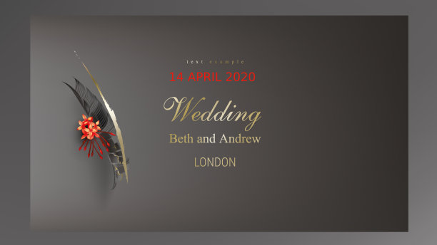 热带黑色和金色的叶子在黑暗的背景图片下载