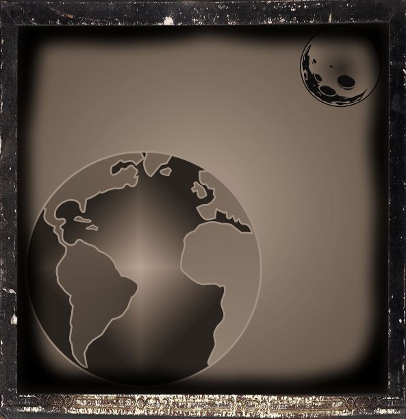 过时的观点，地球和月球图片下载