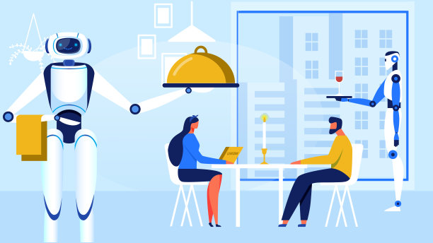 情侣聚会在现代创新餐厅。图片下载