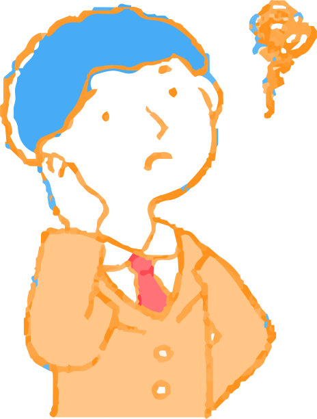 流行色插图的一个商人谁回应侧图片下载