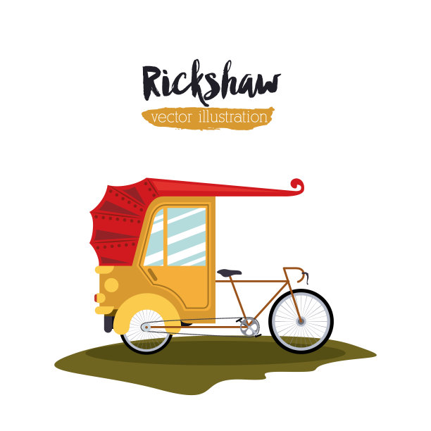 人力车trasnportation设计图片下载