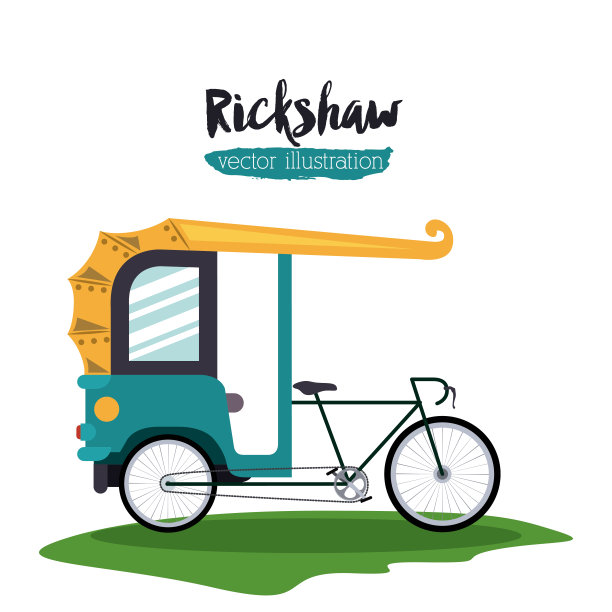 人力车trasnportation设计图片下载