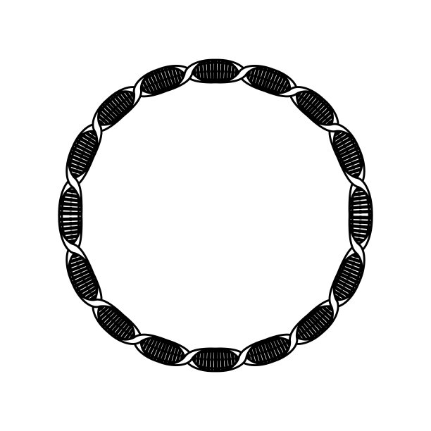 循环DNA链科学图标图片下载