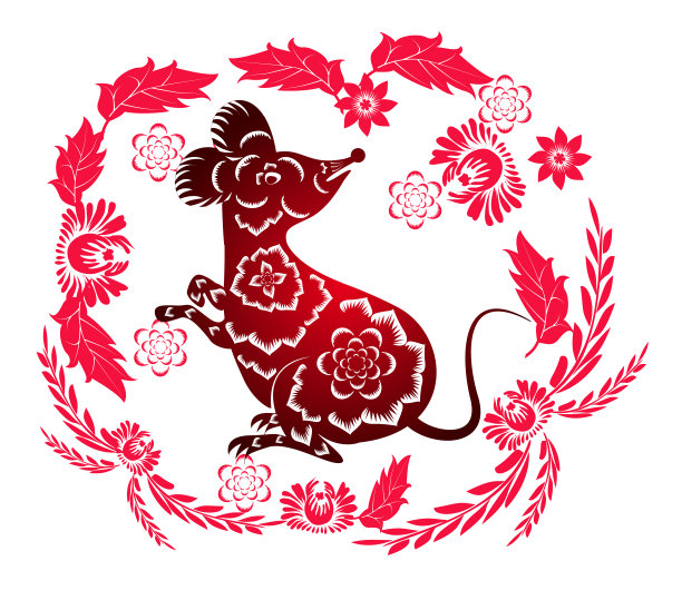 祝2020年鼠年春节快乐图片下载