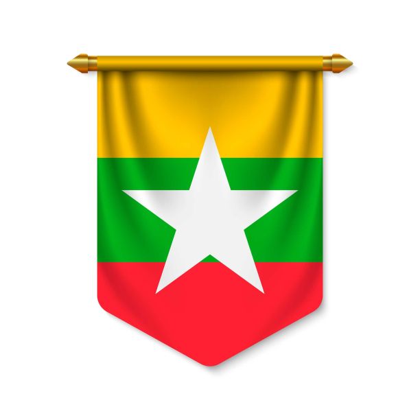 3d现实旗与flagn图片下载