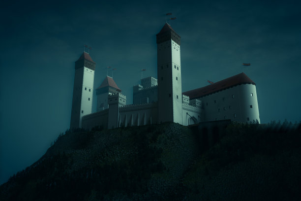 高中世纪的城堡图片下载