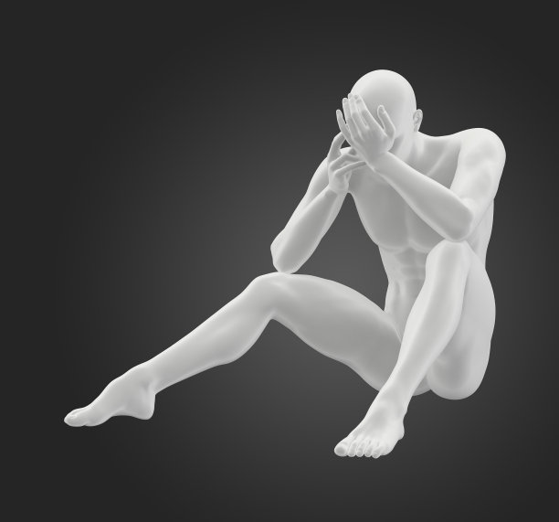 3d渲染插图的人图片下载