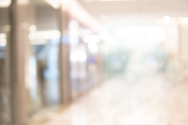 抽象模糊购物中心背景图片下载