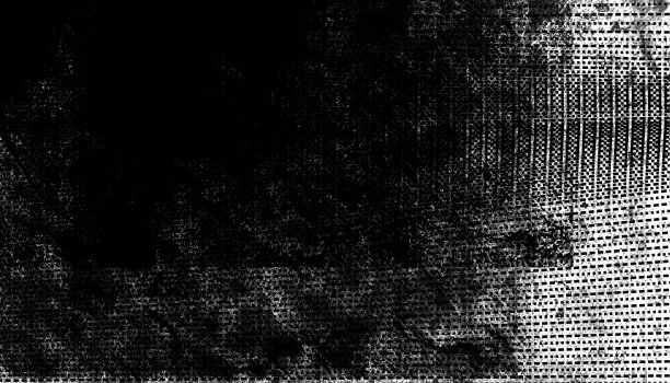 肮脏粗糙的垃圾覆盖黑白背景空白空白模板设计元素图片下载