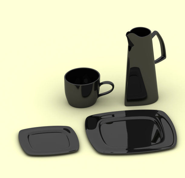 茶壶和茶杯图片下载