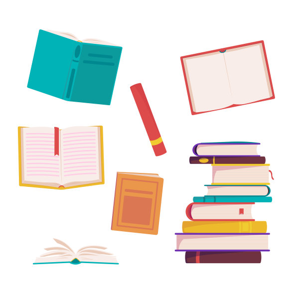 现代抽象图案与漫画书在白色的背景为旗帜设计。卡通，平面矢量插图。图片下载