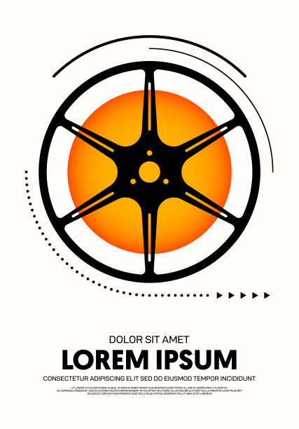 电影和电影海报现代复古复古的风格图片下载