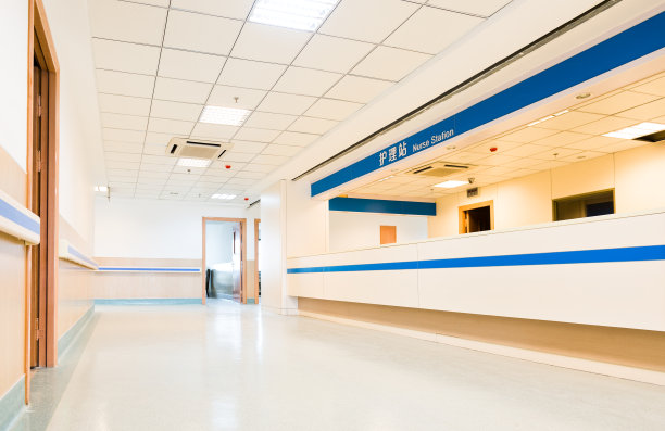 医院里空荡荡的护士站图片下载