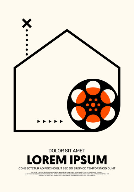 电影和电影海报现代复古复古的风格图片下载