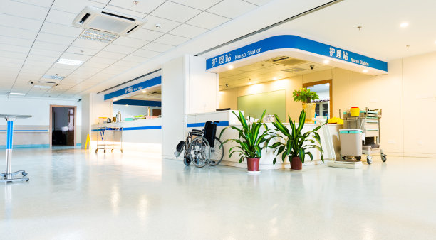 医院里空荡荡的护士站图片下载