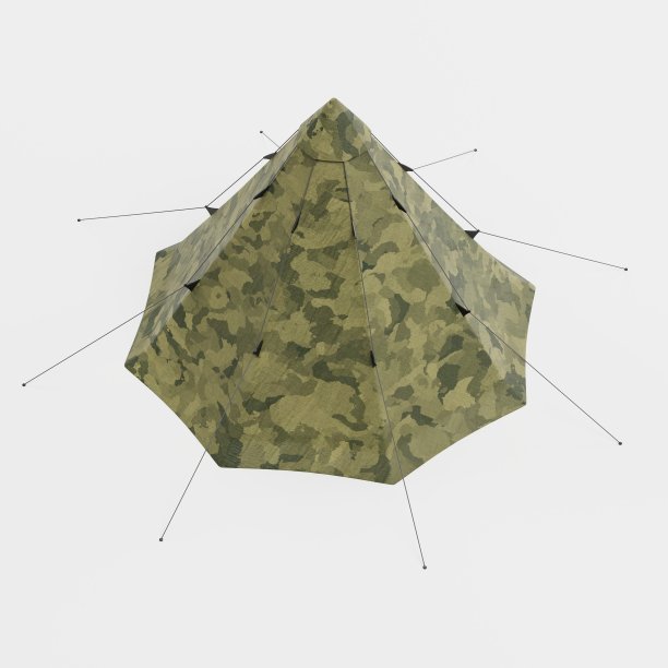 逼真的3d渲染帐篷图片下载