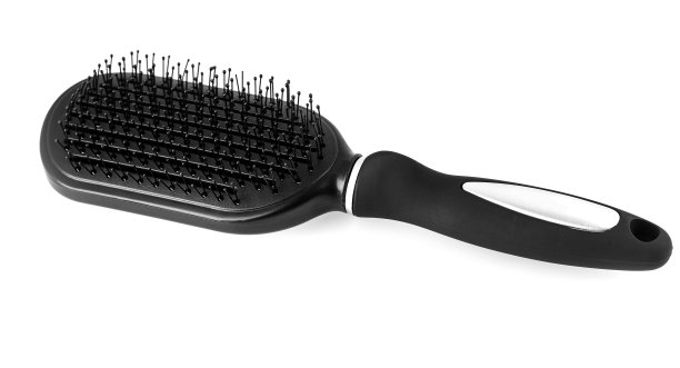 按摩梳子。孤立在白色的图片下载