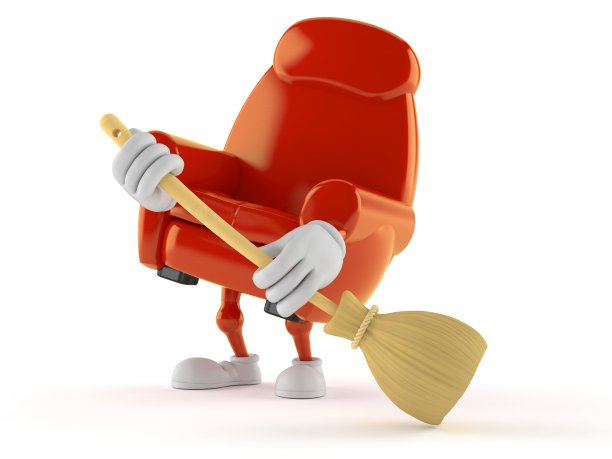 扶手椅人物扫地图片下载