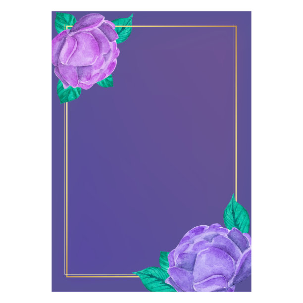 邀请函、卡片模板。水彩绘画。牡丹。图片下载