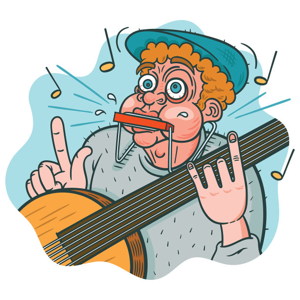 舒缓的口琴声图片下载