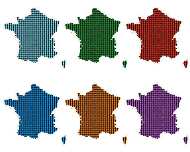 带有小菱形的法国地图图片下载