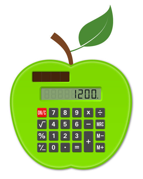 抽象苹果计算器图片下载