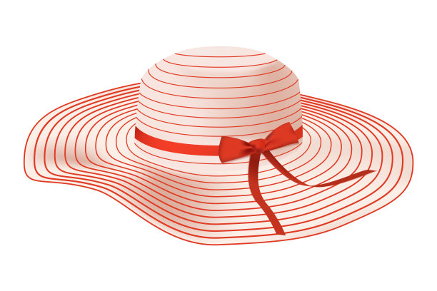 时尚沙滩女帽图片下载