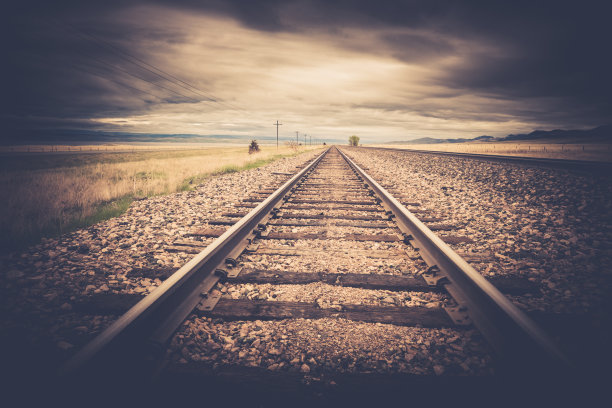 美国蒙大拿州的铁路图片下载