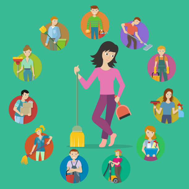 设置会员清洁服务头像用户图片图片下载