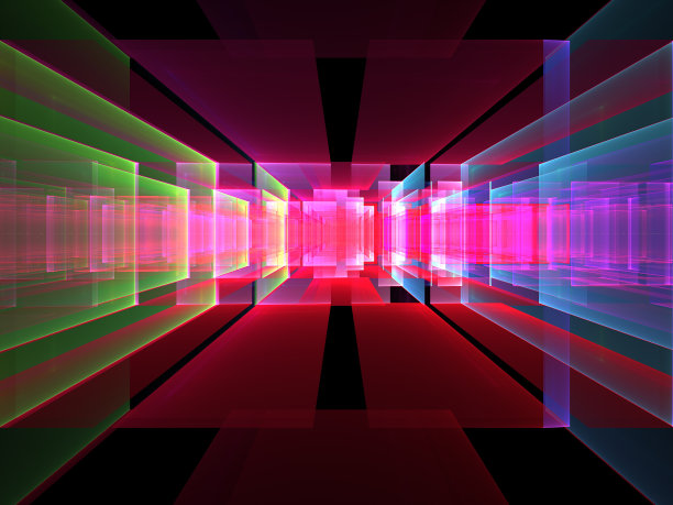 抽象门户或数据中心-数字生成的图像图片下载