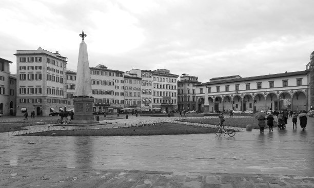 圣玛丽亚中篇广场。佛罗伦萨图片下载