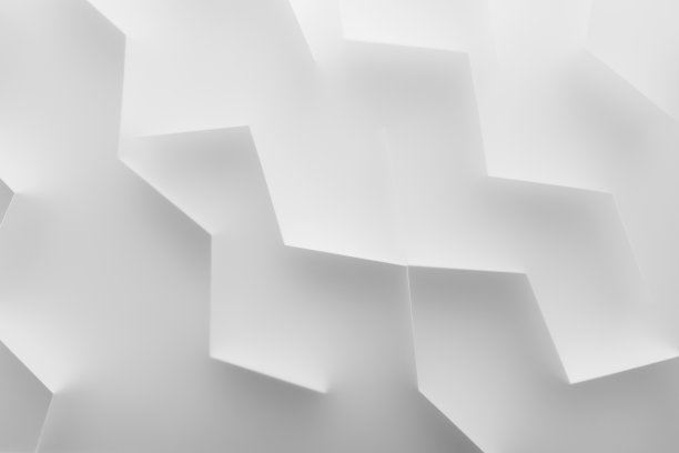 几何元素为白色抽象背景，插图图片下载