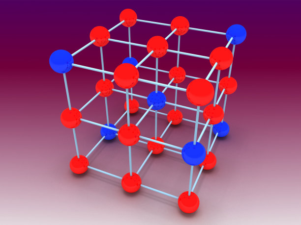 晶体分子结构概念图片下载