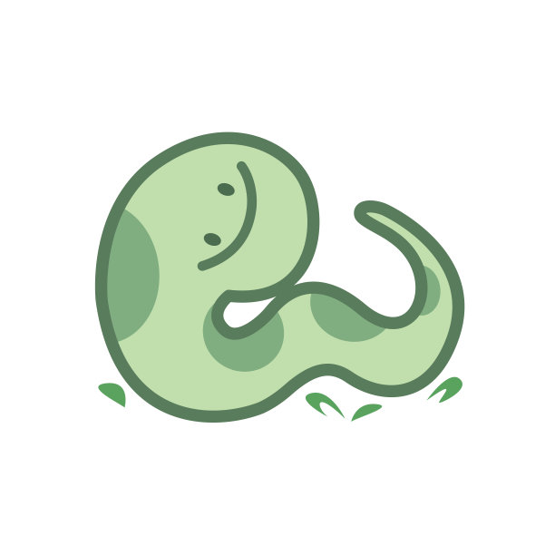 孤立在白色背景上的蛇卡通人物可爱，漂亮的蛇卡通人物可爱，剪贴画蛇蓝色可爱有趣，剪纸蛇吉祥物卡通绿色粉彩图片下载