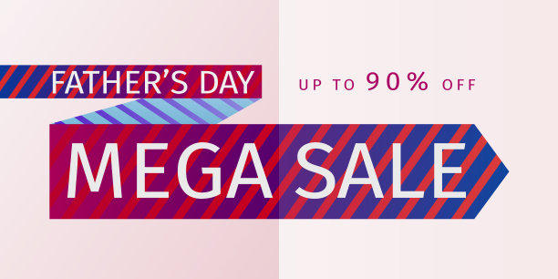 父亲节促销横幅图片下载