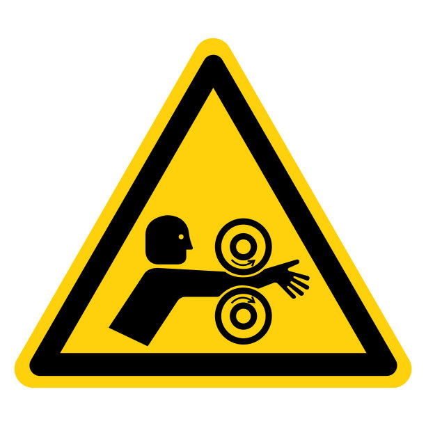 手臂纠缠辊右符号符号，矢量插图，孤立在白色背景标签图片下载