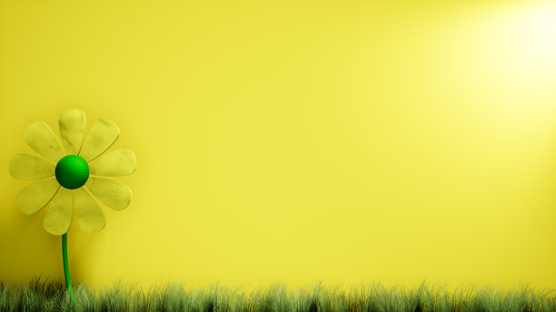 3D花卉插图背景图片下载